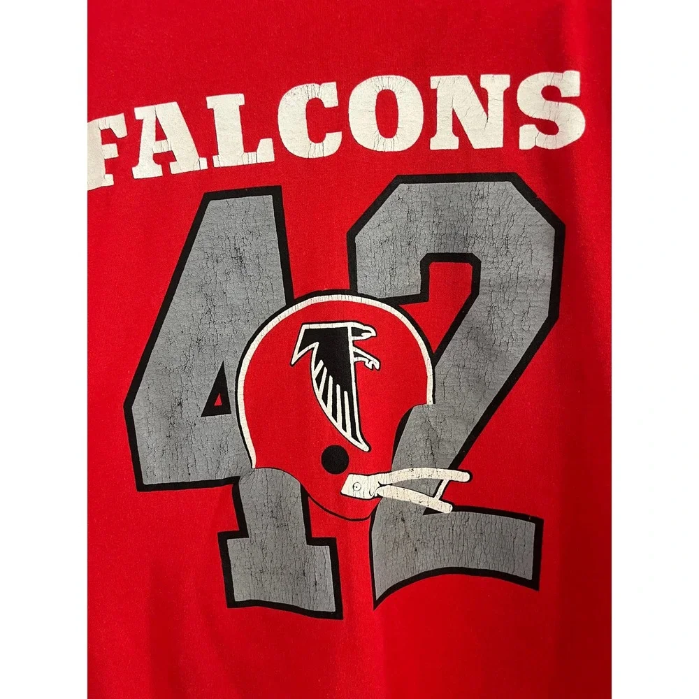Vintage 80s Champion Atlanta Falcons Jersey T-Shirt - Picture 2 of 7